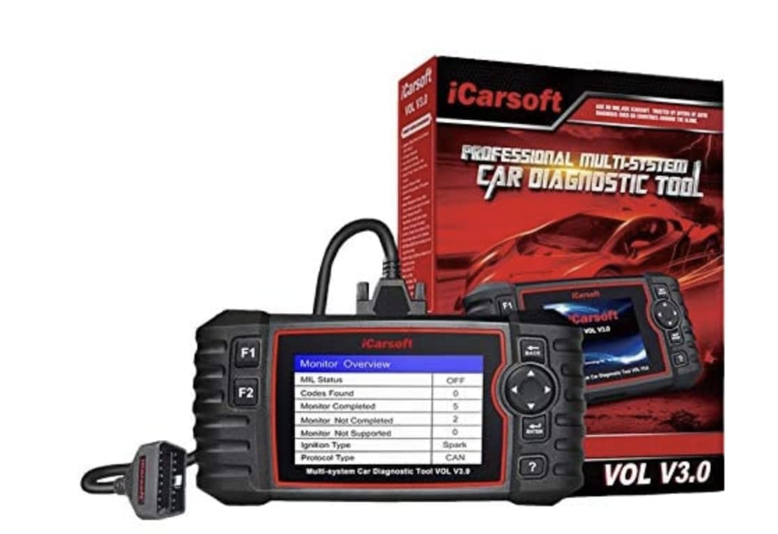 iCarsoft VOL V3.0 – Professionelles Diagnosegerät für Autos, kompatibel mit Volvo und Saab von iCarsoft