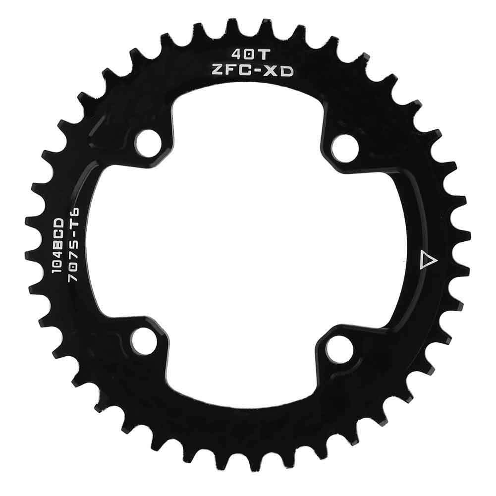iFCOW Fahrrad-Kettenblatt, BCD 104 mm, 40 Zähne, schmal, breit, Kettenblatt für Shimano Kurbelgarnitur AM/XC Fahrrad von iFCOW