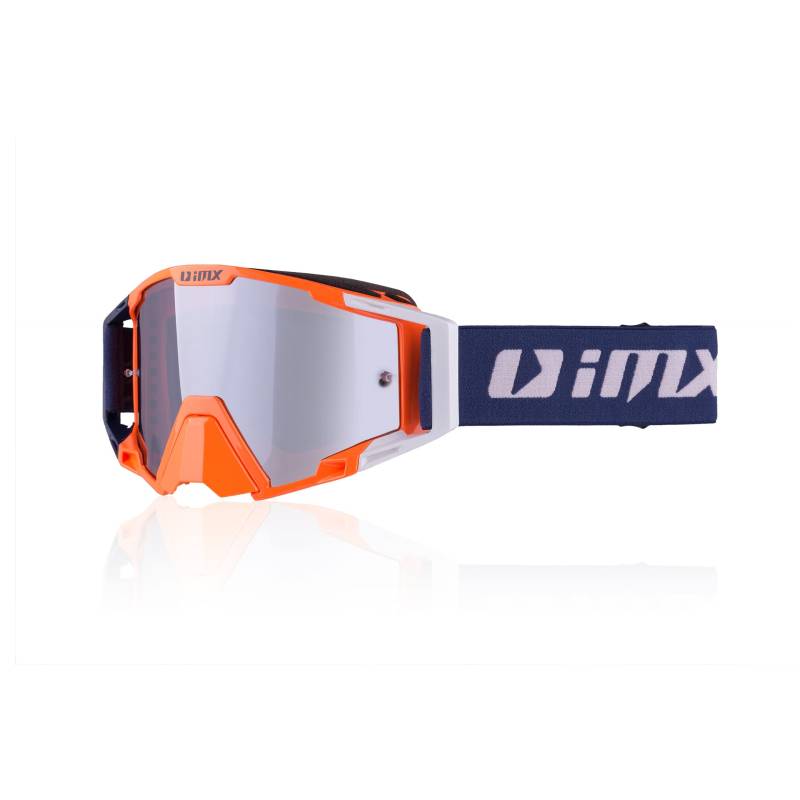 IMX RACING SAND Motorrad Schutzbrille | Iridium und Klares Visier inklusive | Anti-Beschlag und Anti-Kratz Linse | Nasenschutz | Breites 45mm Band mit Silikondruck | Drei Lagen Schaum von IMX RACING