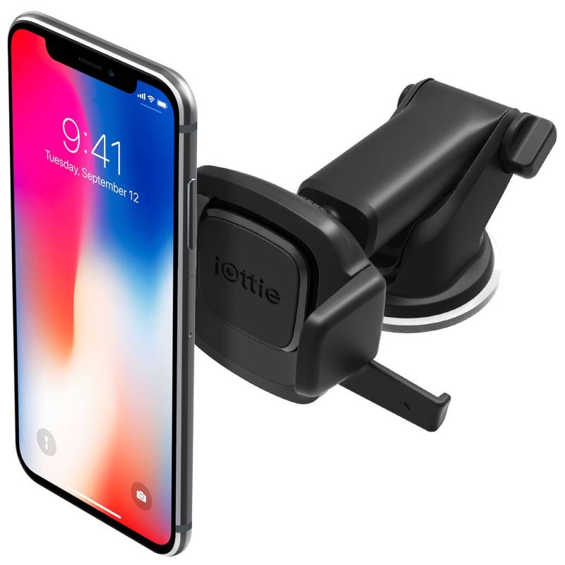 iOttie Easy One Touch MiniAutohalterung für Armaturenbrett und Windschutzscheibe für iPhone XS Max R 8 Plus 10 W für Samsung Galaxy S10 E S9 S8 Plus Edge, Hinweis 9 von iOttie