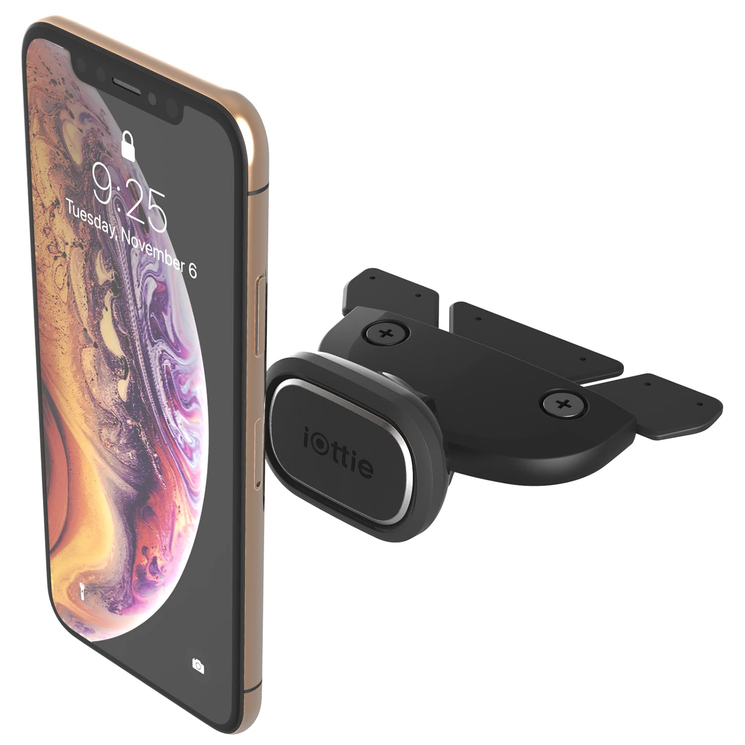 iOttie iTap 2 MagneticCD-Steckplatzhalter für iPhone XS Max R 8 Plus 10 W für Samsung Galaxy S10 E S9 S8 Plus Edge, Hinweis 9 von iOttie