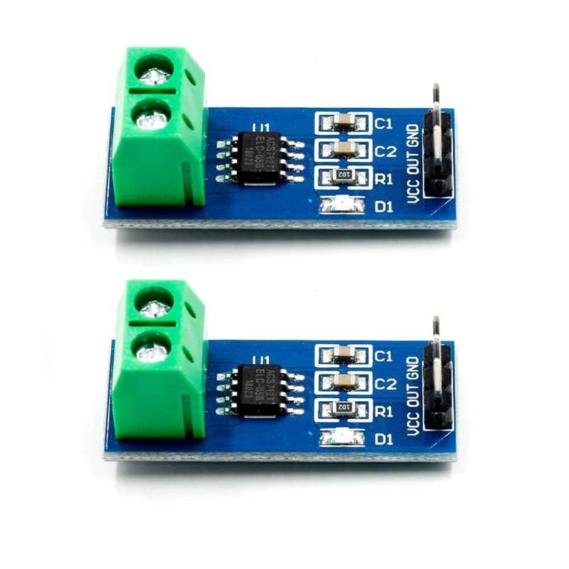 2 Stück ACS712 Stromsensor ACS712ELCTR 5A/20A/30A für Arduino Raspberry Pi Current Sensor Analogausgang(5A) von iSZ-HGZ