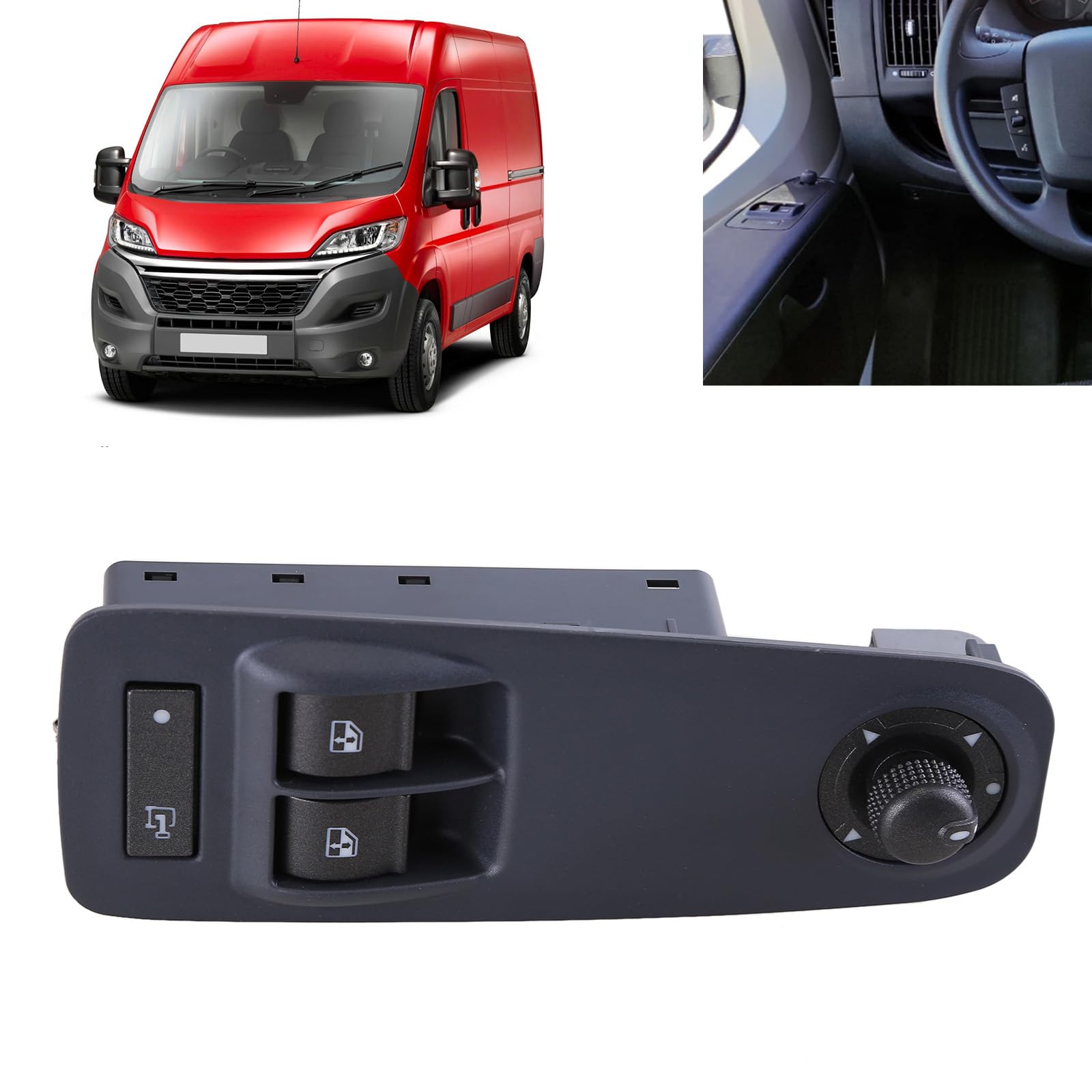 Elektrischer Fensterheberschalter 1608705680 compatibel für Ducato 3 Citroen Jumper 2 Boxer 2 Autofensterheber Hauptfensterschalter Fensterheber Schalter Auto Fenstersteuerschalter 735532905 Elektrischer Fensterheberschalter 1608705680 compatibel für Ducato 3 Citroen Jumper 2 Boxer 2 Autofensterheber Hauptfensterschalter Fensterheber Schalter Auto Fenstersteuerschalter 735532905 von iSpchen