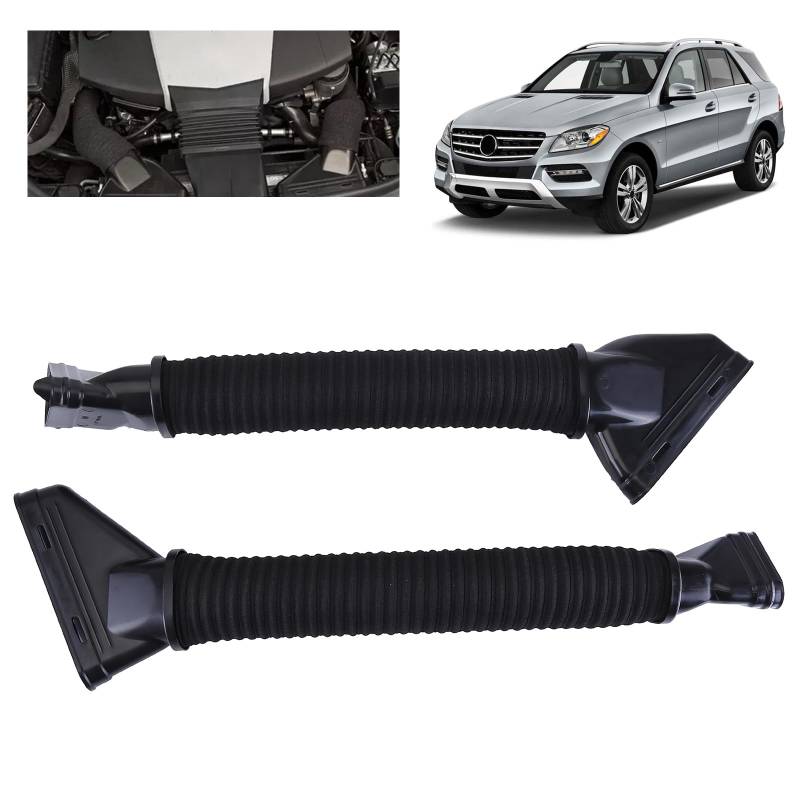 iSpchen 2PCS Ansaugschlauch Luftansaugschlauch für 2013-2016 Mercedes Benz W166 X166 ML350 GL350 Bluetec 4Matic 3.0L V6-Diesel Luftschlauch Ansaugrohr 6420946897 6420948897 6420946797, Links+rechts von iSpchen