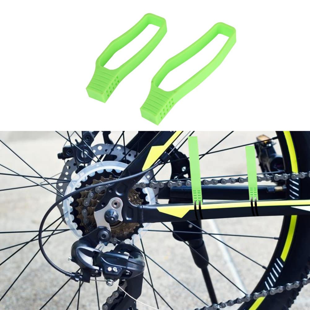 iSpchen 1 Paar Fahrrad Kettenschutz Gummi Kettenstrebenschutz Fahrrad Ketten Strebenschutz Rahmenschutz für Mountainbike,Rennrad Fahrräder von iSpchen