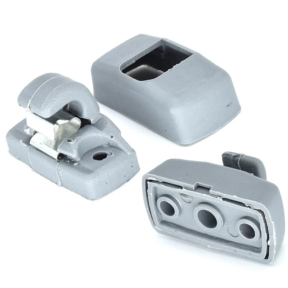 iSpchen 2 Stück Sonnenblendenhakenclips Halter Auto Sonnenblenden-Halterung Innen Sonnenblendenclips Kunststoff-Aufhängerclip 3B0857561B iSpchen 2 Stück Sonnenblendenhakenclips Halter Auto Sonnenblenden-Halterung Innen Sonnenblendenclips Kunststoff-Aufhängerclip 3B0857561B von iSpchen