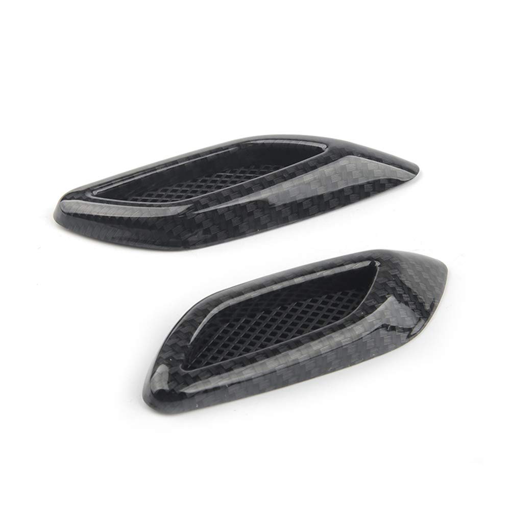 iSpchen 2 Stücke Auto Motorhaube Vent Dekoration Aufkleber lufteinlass Luftdurchfluss Luftzufuhr Haube Dekor Aufkleber Luftauslass Gitter Dekorativer Kohlefaser Schwarz Lüftungsgitter iSpchen 2 Stücke Auto Motorhaube Vent Dekoration Aufkleber lufteinlass Luftdurchfluss Luftzufuhr Haube Dekor Aufkleber Luftauslass Gitter Dekorativer Kohlefaser Schwarz Lüftungsgitter von iSpchen