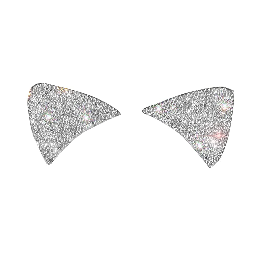 iSpchen 2 Stücke Bling Strass Autoaufkleber 3D Stereo Katze Ohr Aufkleber Tankdeckel Körper Dekoration Aufkleber Persönlichkeit Emblem Sticker Auto Aufkleber Dekoration Styling Aufkleber iSpchen 2 Stücke Bling Strass Autoaufkleber 3D Stereo Katze Ohr Aufkleber Tankdeckel Körper Dekoration Aufkleber Persönlichkeit Emblem Sticker Auto Aufkleber Dekoration Styling Aufkleber von iSpchen