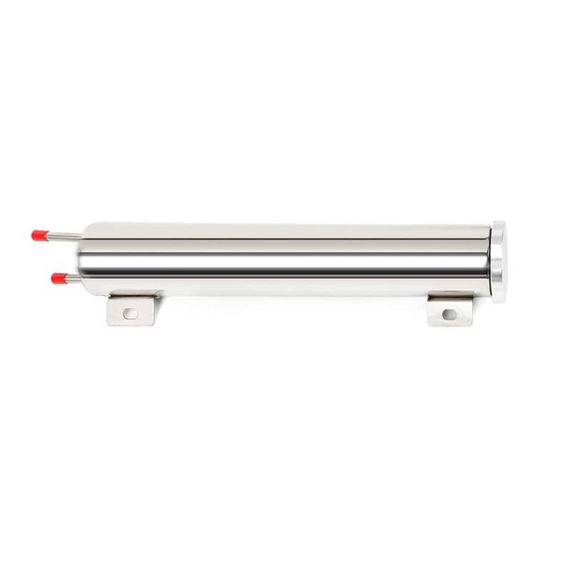 iSpchen 2" x 15" Überlaufbehälter Edelstahl Kühlmittelbehälter Auto Überlauf Auffangbehälter Kühlmittel Wassertank Überlaufgehäuse Motor Kühler flüssigkeits Kühlmitteltank von iSpchen