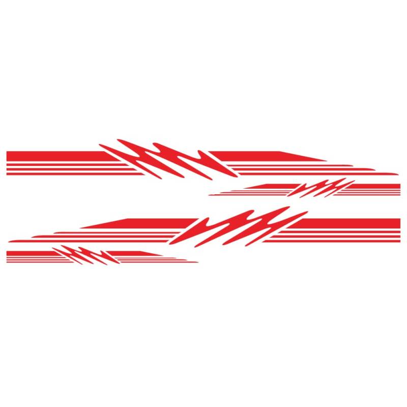 iSpchen 4 Stück Autoaufkleber Personalisierte Wohnmobil Auto Tuning Aufkleber Streifen Grafik Sticker Car Körper Aufkleber Auto Vinyl Selbstklebende Styling Dekoraton Sticker von iSpchen