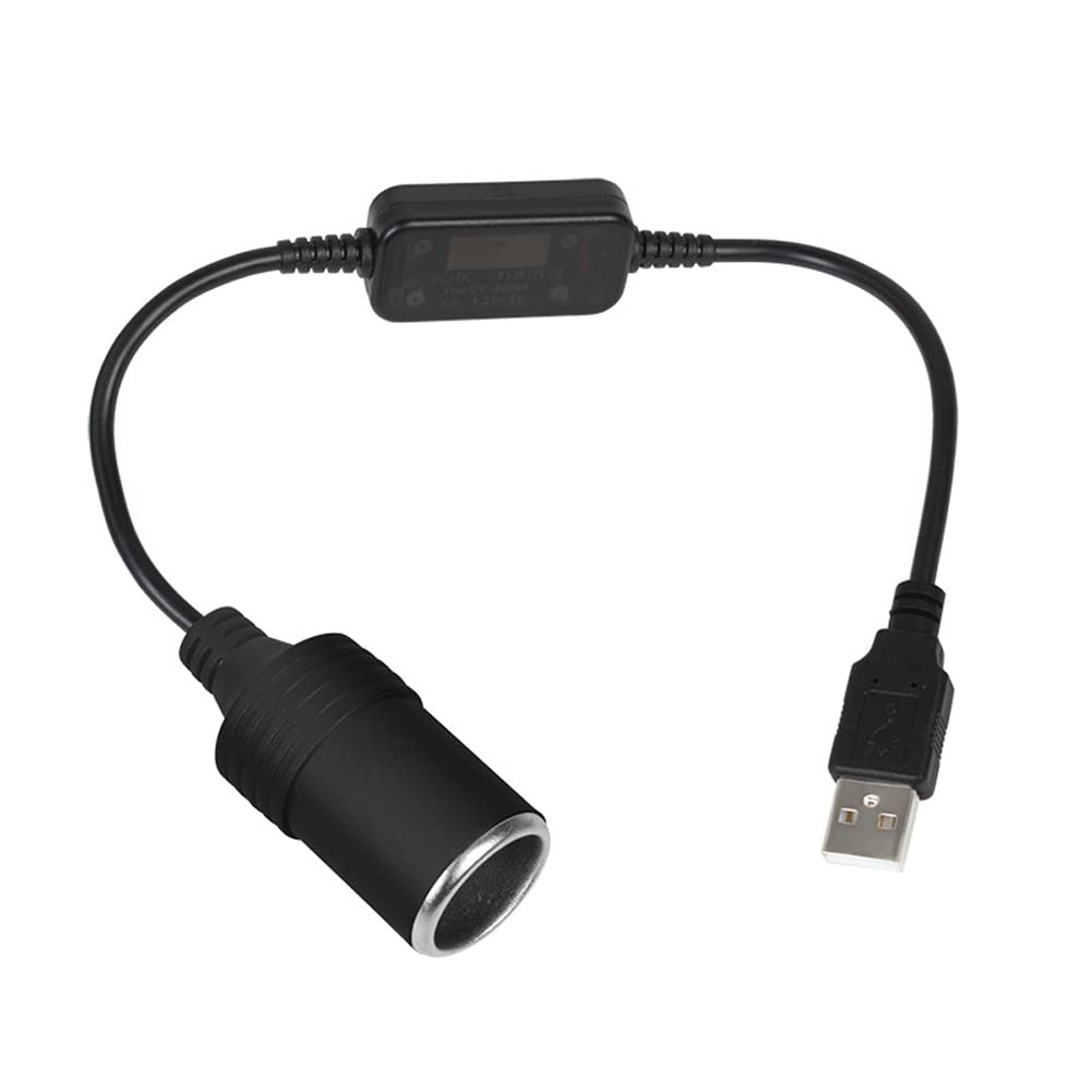 iSpchen 5V USB A-Stecker auf 12V Kfz Zigarettenanzünder Konverter Adapter Stecker auf Buchse USB Zigarettenanzünder Kabel Adapter für Auto Feuerzeuge GPS elektronische Geräte,0.3M iSpchen 5V USB A-Stecker auf 12V Kfz Zigarettenanzünder Konverter Adapter Stecker auf Buchse USB Zigarettenanzünder Kabel Adapter für Auto Feuerzeuge GPS elektronische Geräte,0.3M von iSpchen