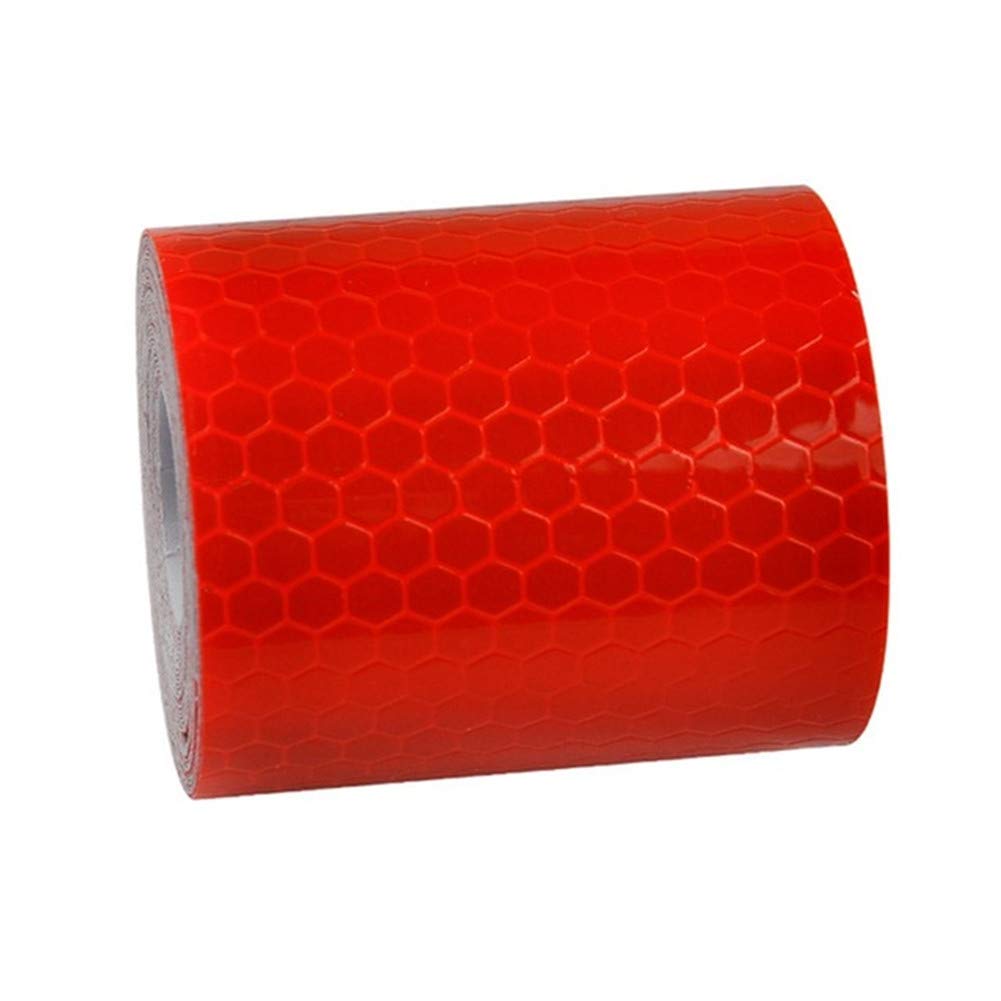 iSpchen 5cm x 3m Auto reflektierende Aufkleber Reflektorband Selbstklebend Klebeband Reflektoren Sicherheitsband Aufkleber Auto Styling selbstklebende Aufkleber Dekoration Sticker 1 Rolle,Rot iSpchen 5cm x 3m Auto reflektierende Aufkleber Reflektorband Selbstklebend Klebeband Reflektoren Sicherheitsband Aufkleber Auto Styling selbstklebende Aufkleber Dekoration Sticker 1 Rolle,Rot von iSpchen