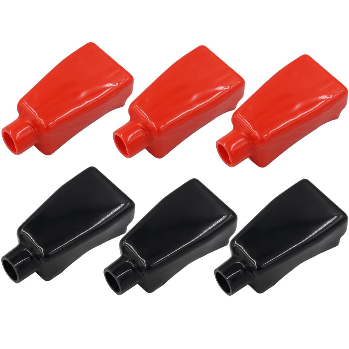iSpchen 6 Stück Autobatterie Polabdeckung PVC Gummi Batteriepolabdeckung Batterie Klemmenabdeckung Batterieklemme Abdeckkappe Positiv und negativ Anschlussabdeckung Isolierung Schutzkappen Schwarz iSpchen 6 Stück Autobatterie Polabdeckung PVC Gummi Batteriepolabdeckung Batterie Klemmenabdeckung Batterieklemme Abdeckkappe Positiv und negativ Anschlussabdeckung Isolierung Schutzkappen Schwarz von iSpchen