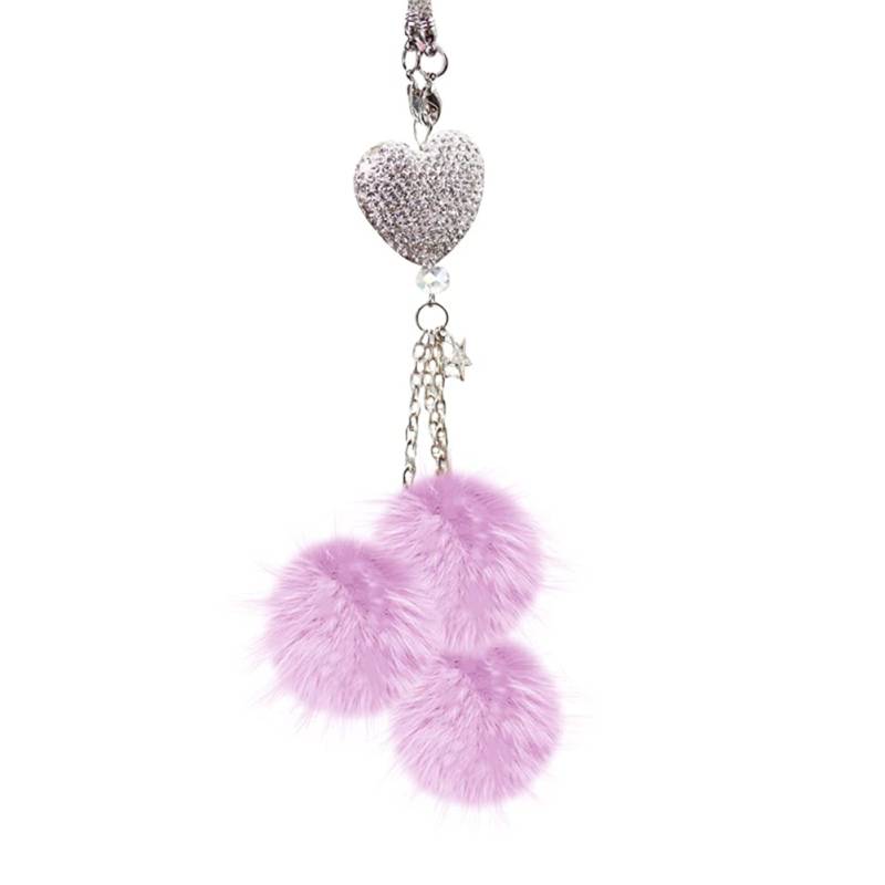 iSpchen Auto Anhänger für Spiegel Bling Autospiegel Anhänger Dekoration Auto Rückspiegel Anhänger Ornament Crystal Auto Rückspiegel hängendes Zubehör für Frauen & Männer von iSpchen