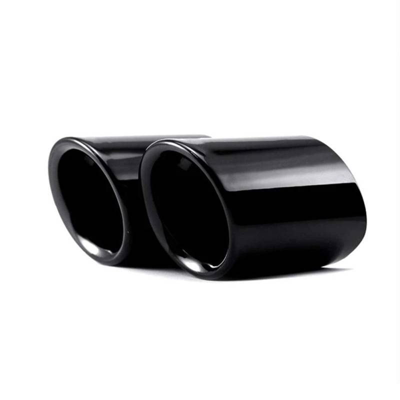 iSpchen Auto Auspuffrohr Auspuffblende Heckschalldämpfer Edelstahl Auspuffblenden Auto Auspuff Schalldämpfer Auspuff Endrohr Trim kompatibel mit 5er 520d 520i 523i 525 528i 530i 530d 5gt F07 GT F10 von iSpchen