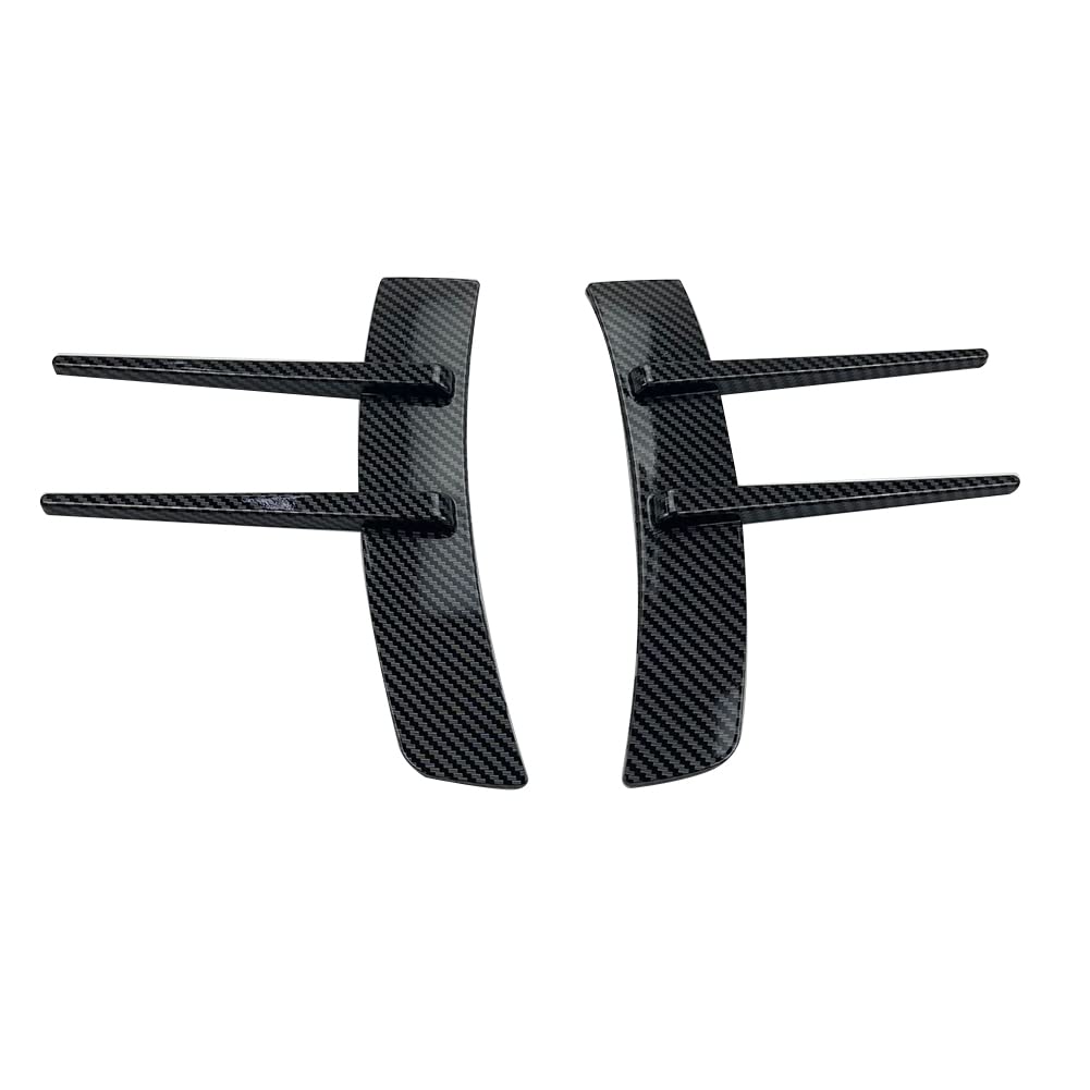 iSpchen Auto Frontstoßstange Spoiler Seitenflügel kotflügel Lufteinlass Seiten luftauslass Lüftungsgitter Side Vent Fender Abdeckung Vent Hood Cover Trim Dekorative Aufkleber,Kohlefaser iSpchen Auto Frontstoßstange Spoiler Seitenflügel kotflügel Lufteinlass Seiten luftauslass Lüftungsgitter Side Vent Fender Abdeckung Vent Hood Cover Trim Dekorative Aufkleber,Kohlefaser von iSpchen