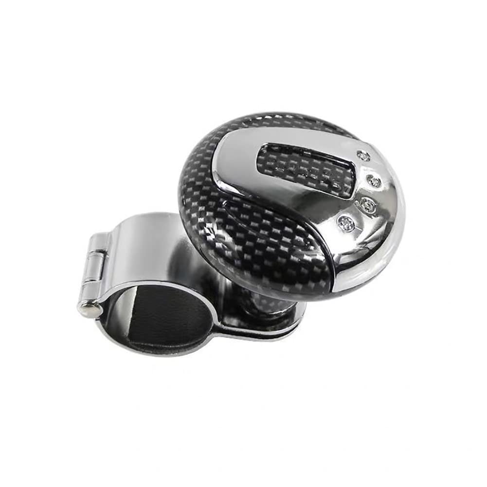 iSpchen Auto Lenkrad Spinner Griff Knopf Universal 360 Grad Lenkrad Booster Lenkhilfe Knopf Lenkradknauf Drehknopf Steuerknopf Power Kugel für Autos LKW Traktoren Boot Lenkradknopf iSpchen Auto Lenkrad Spinner Griff Knopf Universal 360 Grad Lenkrad Booster Lenkhilfe Knopf Lenkradknauf Drehknopf Steuerknopf Power Kugel für Autos LKW Traktoren Boot Lenkradknopf von iSpchen