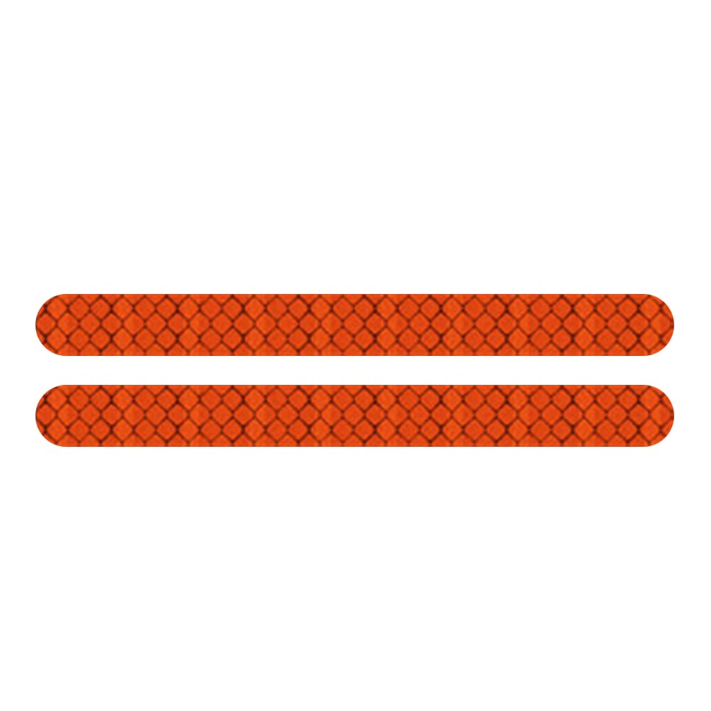 iSpchen Auto Reflektierende Aufkleber Rückspiegel Aufkleber Wasserdichte Selbstklebende Autoaufkleber Sicherheitsaufkleber Reflektor Aufkleber Universal Karosserie Dekoration Aufkleber,Orange von iSpchen