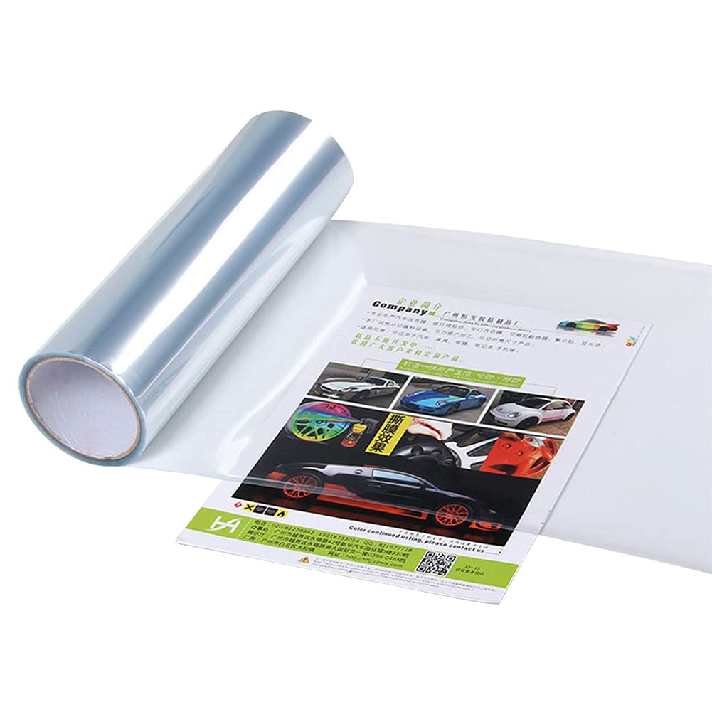 iSpchen Auto Scheinwerfer Folie Rückleuchten Nebelscheinwerfer Tönungsfolie Selbstklebende Vinylfolie Auto Dekoration Folie Aufkleber,30cm*100cm,Transparent iSpchen Auto Scheinwerfer Folie Rückleuchten Nebelscheinwerfer Tönungsfolie Selbstklebende Vinylfolie Auto Dekoration Folie Aufkleber,30cm*100cm,Transparent von iSpchen
