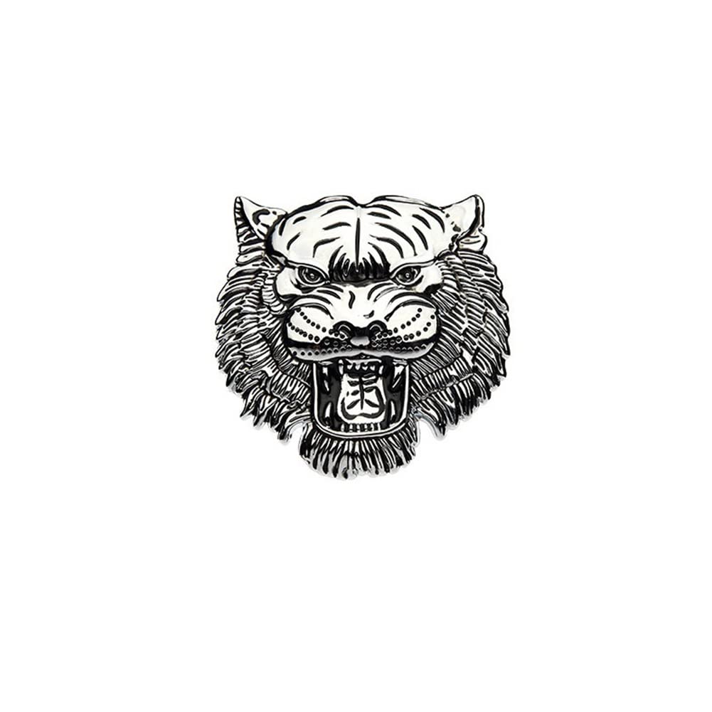 iSpchen Autoaufkleber Metall 3D-Stereo Tiger Realistisch Aufkleber Tier Emblem Sticker Selbstklebend Abzeichen Körper Fenster Aufkleber Auto Styling Dekoration Aufkleber,Silber iSpchen Autoaufkleber Metall 3D-Stereo Tiger Realistisch Aufkleber Tier Emblem Sticker Selbstklebend Abzeichen Körper Fenster Aufkleber Auto Styling Dekoration Aufkleber,Silber von iSpchen