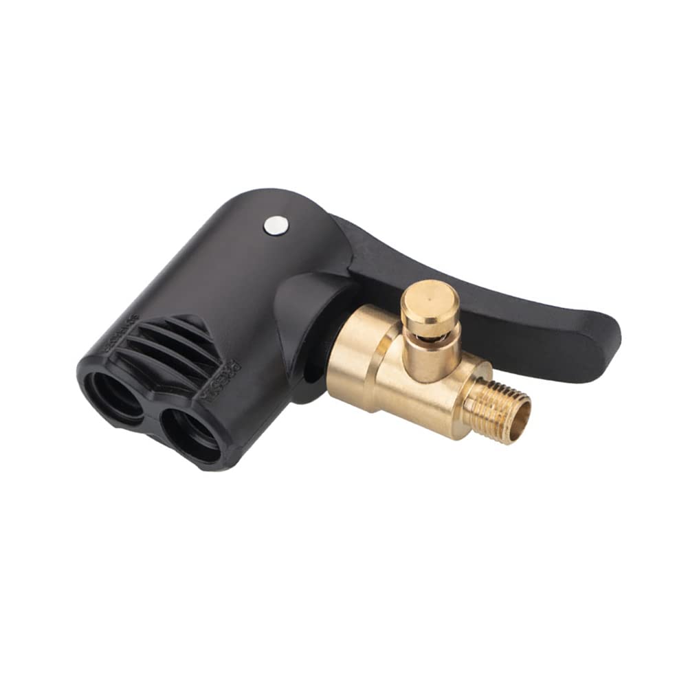 iSpchen Autoventil Adapter 2-in-1 Reifenfüller Auto Luftpumpen Air Chuck Clip Anschluss Gewindedüse Adapter Hebelstecker Auto Reifenventil Adapter für Auto LKW Luftventil zubehör von iSpchen