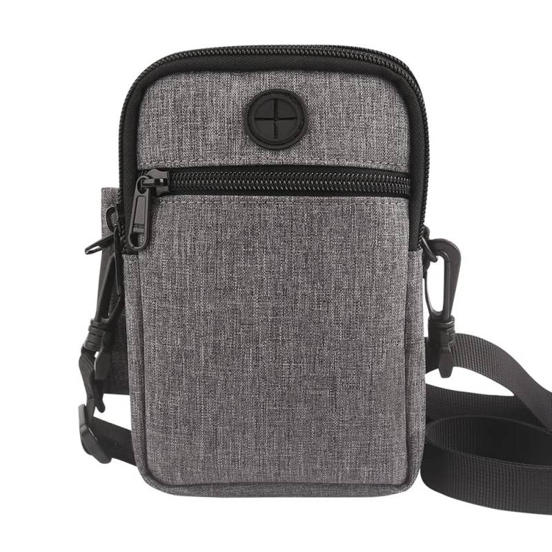 iSpchen Brustbeutel Herren Reisepasstasche Handy Umhängetasche tragbare Brusttasche mit RFID Schutz Reisepass Tasche Reise Dokumente Passport Organizer Reisepasshülle Reisegeldbeutel von iSpchen