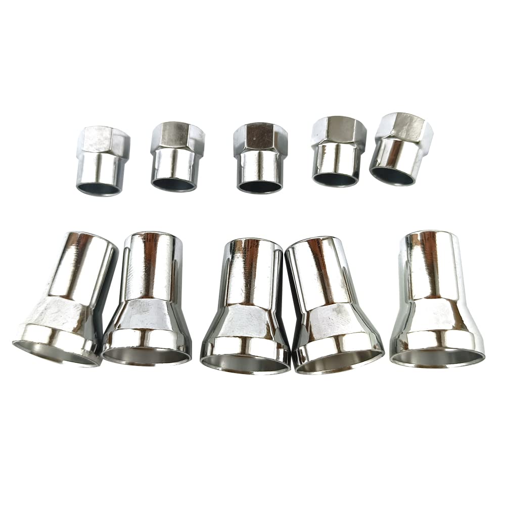 iSpchen Ventilkappen Auto,5 Set Autoventil Kappe Reifen Ventilkappe Chrom ABS Ventilschaftmanschetten Reifenstaubkappen Reifenventil Dekorative Kappe für TR413AC Ventilschaft iSpchen Ventilkappen Auto,5 Set Autoventil Kappe Reifen Ventilkappe Chrom ABS Ventilschaftmanschetten Reifenstaubkappen Reifenventil Dekorative Kappe für TR413AC Ventilschaft von iSpchen
