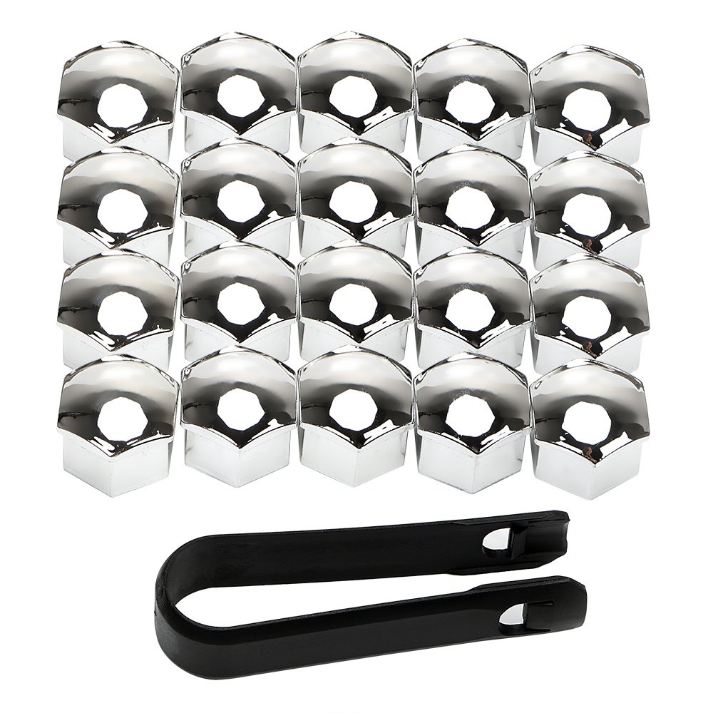 iTimo 20 Bolt Felgen Schutz 17 mm Auto Hub Schraubenabdeckung Auto Styling Auto Radmuttern-Kappen Spezial Stecknuss Außen Dekoration (Silber) iTimo 20 Bolt Felgen Schutz 17 mm Auto Hub Schraubenabdeckung Auto Styling Auto Radmuttern-Kappen Spezial Stecknuss Außen Dekoration (Silber) von iTimo