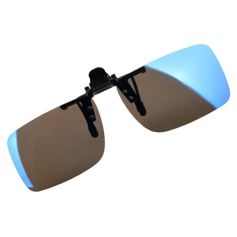 iTimo Anti-UVA-/UVB-Autofahrerbrille, Nachtsicht, Fahrerbrille, Fahrerbrille, zum Aufstecken, polarisierte Sonnenbrille, Autozubehör (Blau) von iTimo