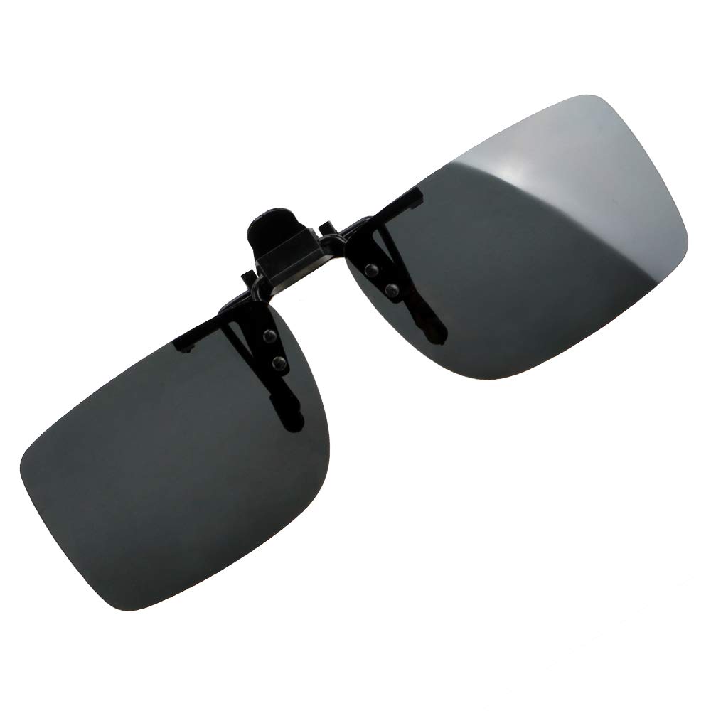 iTimo Anti-UVA-/UVB-Autofahrerbrille, Nachtsicht, Fahrerbrille, Fahrerbrille, zum Aufstecken, polarisierte Sonnenbrille, Autozubehör (Grau) von iTimo