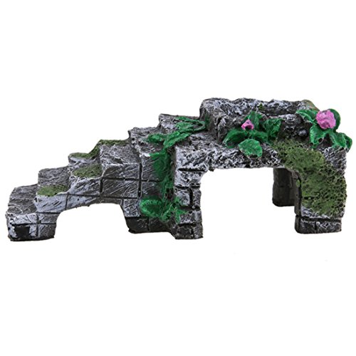 Terrarium Dekoration, iVansa Terrarium Zubehör Schildkröten Zubehör Aquarium Ornament Aquarium Dekoration 13×6×4,5cm von iVansa