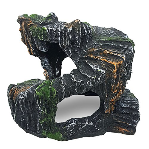 Terrarium Dekoration, iVansa Terrarium Zubehör Schildkröten Zubehör Aquarium Ornament Aquarium Dekoration 15×11,5×12cm Terrarium Dekoration, iVansa Terrarium Zubehör Schildkröten Zubehör Aquarium Ornament Aquarium Dekoration 15×11,5×12cm von iVansa