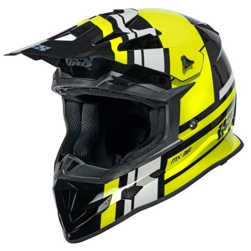 Motocrosshelm iXS361 2.3 schwarz-gelb-grau S von iXS