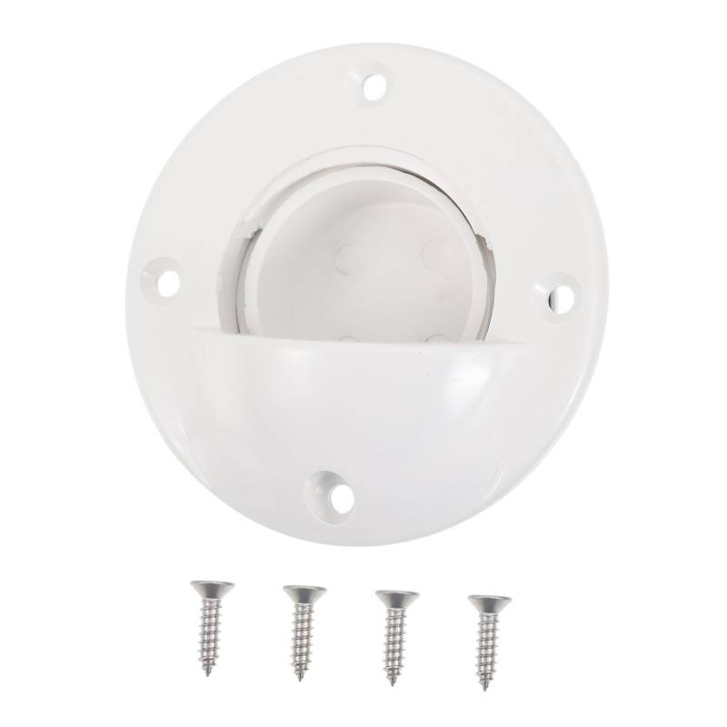 ibasenice 1 Satz Bootsersatzzubehör Abfluss für Boote Universal- Rumpf montieren boot zubehör boat accessories Boot Entwässerungsstopfen Kanus Ablassventil Kajak Stecker Abs Weiß von ibasenice
