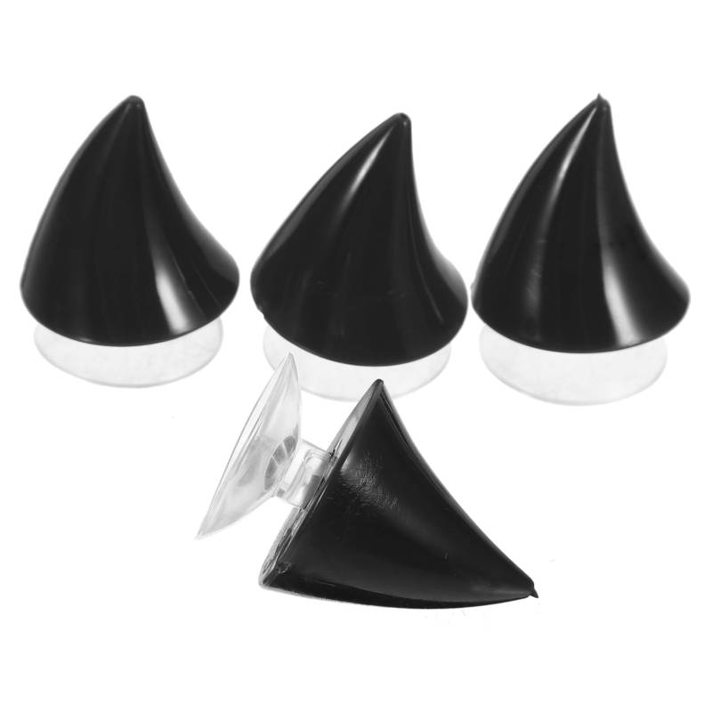 ibasenice 1Satz Motorradhelm Horn Dekoration Mit Saugnapf Teiliges Für Partys Langlebig Stark Haftend Verleiht Ihrem Helm Einen Einzigartigen Look Für Motorradfahrer von ibasenice