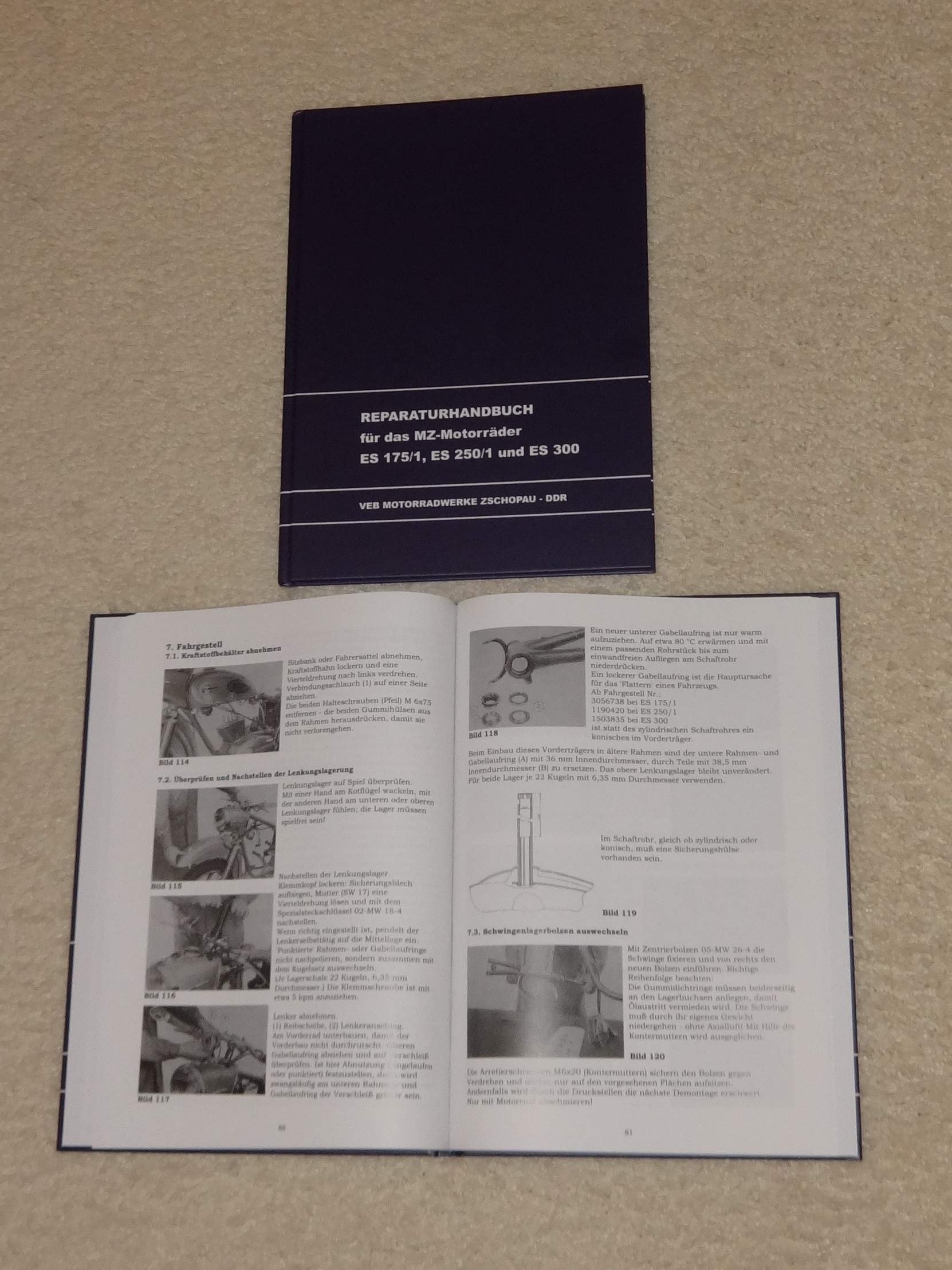 Reparaturhandbuch Reparaturanleitung MZ ES 175/1 250/1 ES 300 2.Wahl Reparaturhandbuch Reparaturanleitung MZ ES 175/1 250/1 ES 300 2.Wahl von ich