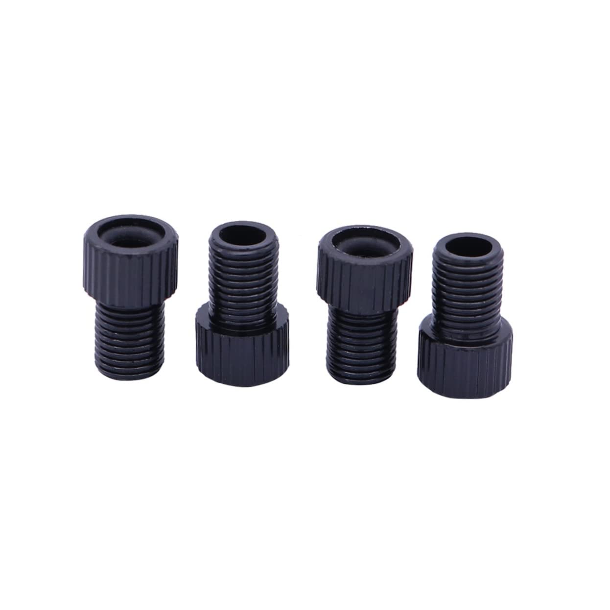 ifundom 4 Stück Fahrradventil-Adaptersatz Adapter für Ventilpumpe Adapter für Fahrradventile Kompressor Adapter Fahrradreifen -Ventiladapter Luftpumpenadapter Black ifundom 4 Stück Fahrradventil-Adaptersatz Adapter für Ventilpumpe Adapter für Fahrradventile Kompressor Adapter Fahrradreifen -Ventiladapter Luftpumpenadapter Black von ifundom