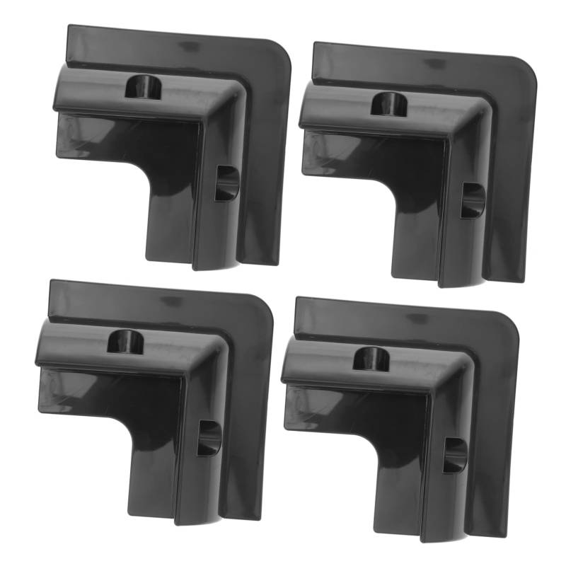ifundom 4 Stücke Rv Panel Halterung Montage Solar Panel Ecken Für Solar Camping Solar Klammern Ecke Halterung Kit Kunststoff Schwarz von ifundom
