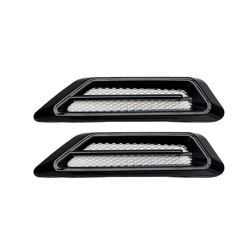 ihreesy 1 paar Auto Seiten Lufteinlass,ABS Lüftungsgitter Abdeckung Auto Dekorative Lufteinlass Motorhauben Abdeckungen Lüftungsgitter Dekorativer Zubehör 17cm x 4.3cm,Schwarz ihreesy 1 paar Auto Seiten Lufteinlass,ABS Lüftungsgitter Abdeckung Auto Dekorative Lufteinlass Motorhauben Abdeckungen Lüftungsgitter Dekorativer Zubehör 17cm x 4.3cm,Schwarz von ihreesy