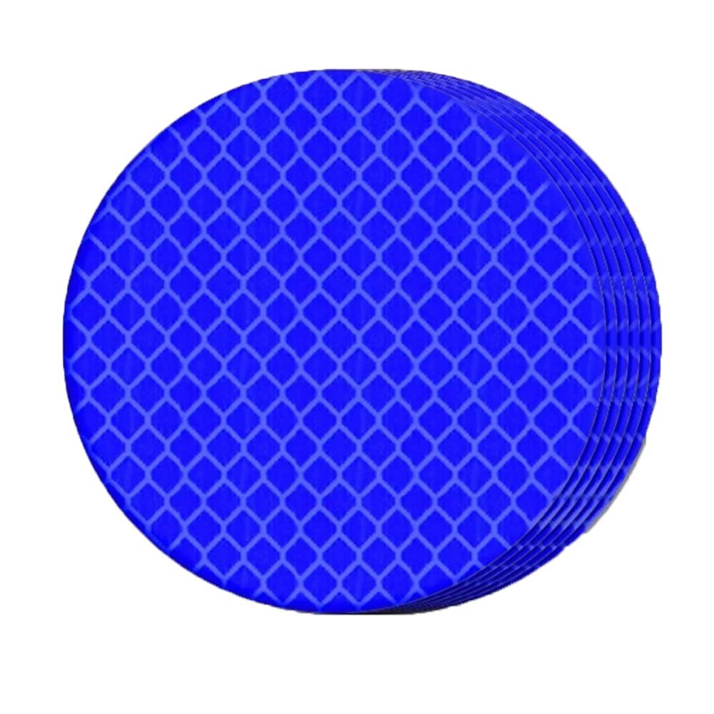 ihreesy 10 Stück Reflektorband Warnklebeband, PET Klebeband Selbstklebend Reflektorfolie Nachtwarnung Wasserdichte Helmaufkleber Reflektierende Aufkleber für Motorrad Auto LKW Roller,Blau Runde Form ihreesy 10 Stück Reflektorband Warnklebeband, PET Klebeband Selbstklebend Reflektorfolie Nachtwarnung Wasserdichte Helmaufkleber Reflektierende Aufkleber für Motorrad Auto LKW Roller,Blau Runde Form von ihreesy