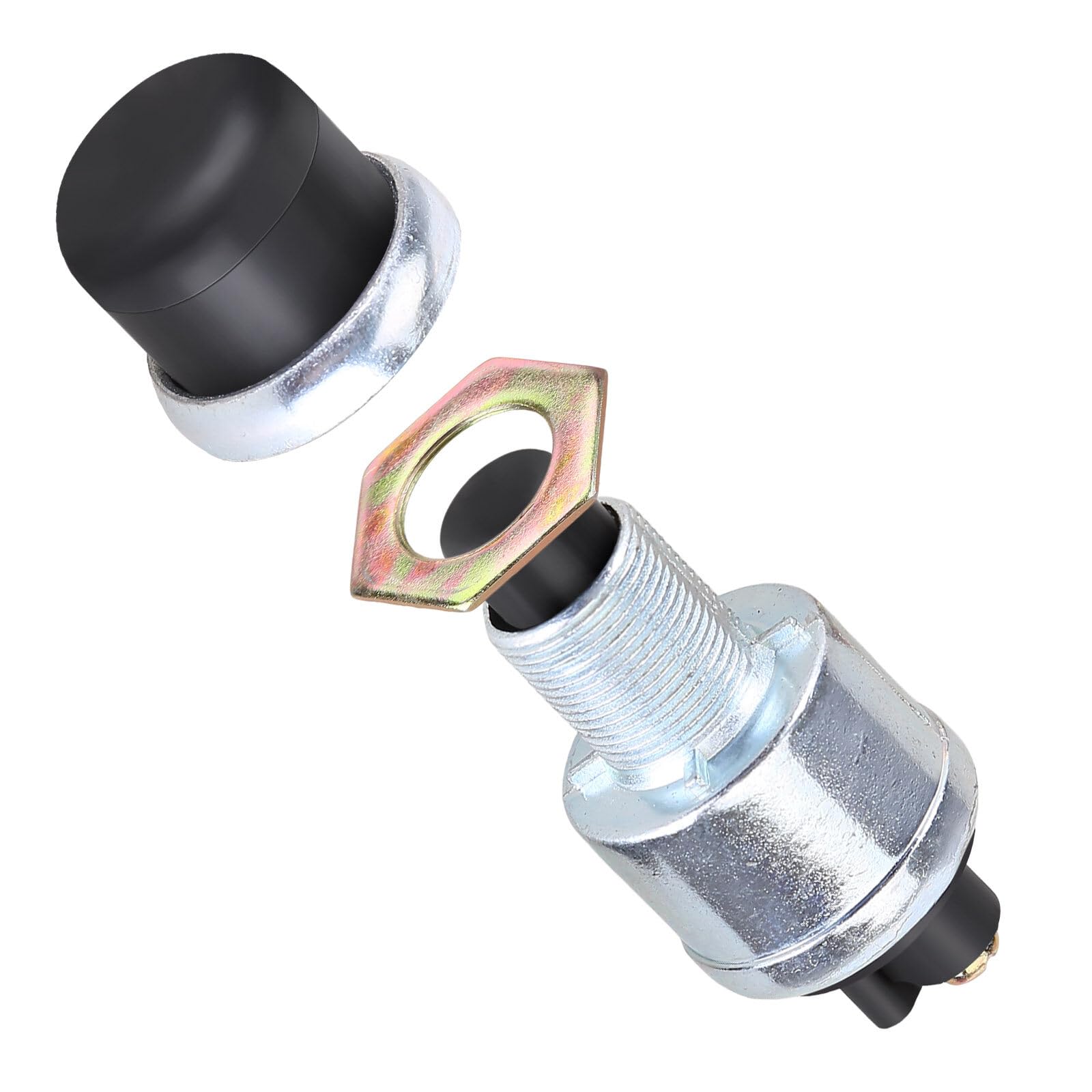 ihreesy 12V DC Momentaner Drucktastenschalter für Auto Boot, 50A, wasserdichter Auto Motorstart-Stopp-Druckknopf Robuster Druckknopf-Startschalter Druckknopf Zündungsstarter Zündung Motorschalter ihreesy 12V DC Momentaner Drucktastenschalter für Auto Boot, 50A, wasserdichter Auto Motorstart-Stopp-Druckknopf Robuster Druckknopf-Startschalter Druckknopf Zündungsstarter Zündung Motorschalter von ihreesy
