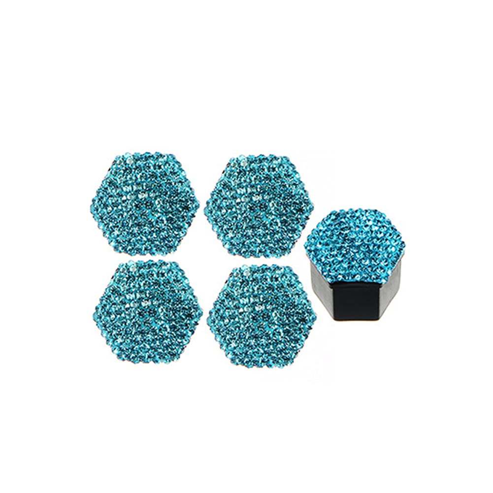 ihreesy 20 Stück Universal 17mm Radmutterkappe,Bling Bling Radmutterkappe Sechskantschutz Auto Radmutter Schraubenschutzkappe Kappen Mutter Radmutter Kappe Abdeckungen Abdeckkappe,Blau See ihreesy 20 Stück Universal 17mm Radmutterkappe,Bling Bling Radmutterkappe Sechskantschutz Auto Radmutter Schraubenschutzkappe Kappen Mutter Radmutter Kappe Abdeckungen Abdeckkappe,Blau See von ihreesy