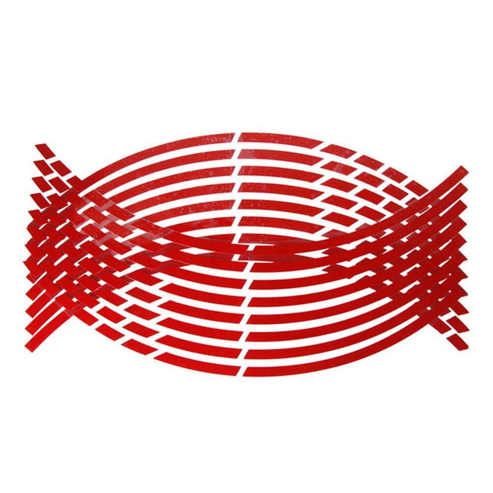 ihreesy Auto Felgenaufkleber, 16 Stück Radaufkleber Felgen Klebestreifen Auto Nabenaufkleber Reifendeko Klebeband Reflektierende Aufkleber Reifenband Speichenreflektoren Nadelstreifen,Rot ihreesy Auto Felgenaufkleber, 16 Stück Radaufkleber Felgen Klebestreifen Auto Nabenaufkleber Reifendeko Klebeband Reflektierende Aufkleber Reifenband Speichenreflektoren Nadelstreifen,Rot von ihreesy