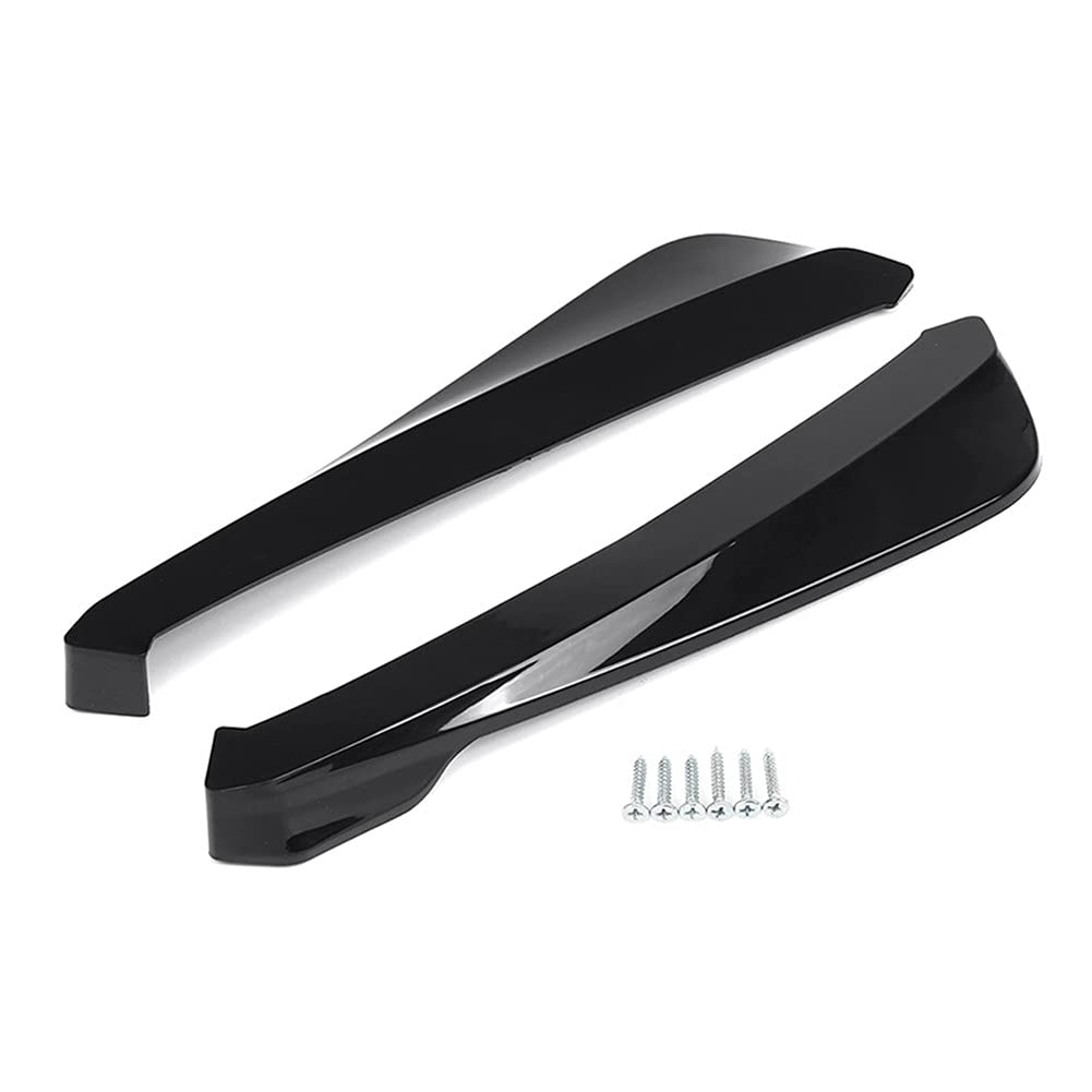 ihreesy Auto Heckstoßstange Spoiler,1 Paar Universal Heckstoßstange Lip Diffusor Splitter Canard Heckspoiler Protector Dekoration ABS Anti-Kratz Diffusor Splitter Abdeckung mit Schrauben,Schwarz ihreesy Auto Heckstoßstange Spoiler,1 Paar Universal Heckstoßstange Lip Diffusor Splitter Canard Heckspoiler Protector Dekoration ABS Anti-Kratz Diffusor Splitter Abdeckung mit Schrauben,Schwarz von ihreesy