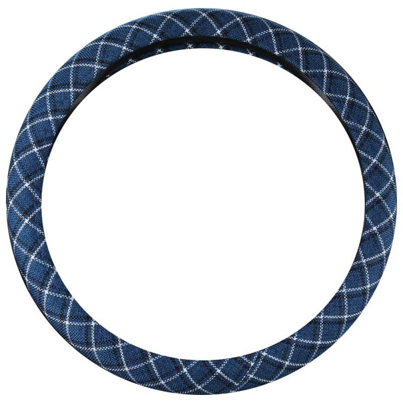 ihreesy Auto Lenkradbezug, Universal Auto Lenkradhülle rutschfest Atmungsaktiv Lenkrad Abdeckung Lenkradschutz Lenkradschoner Auto Styling Zubehör,Blau von ihreesy