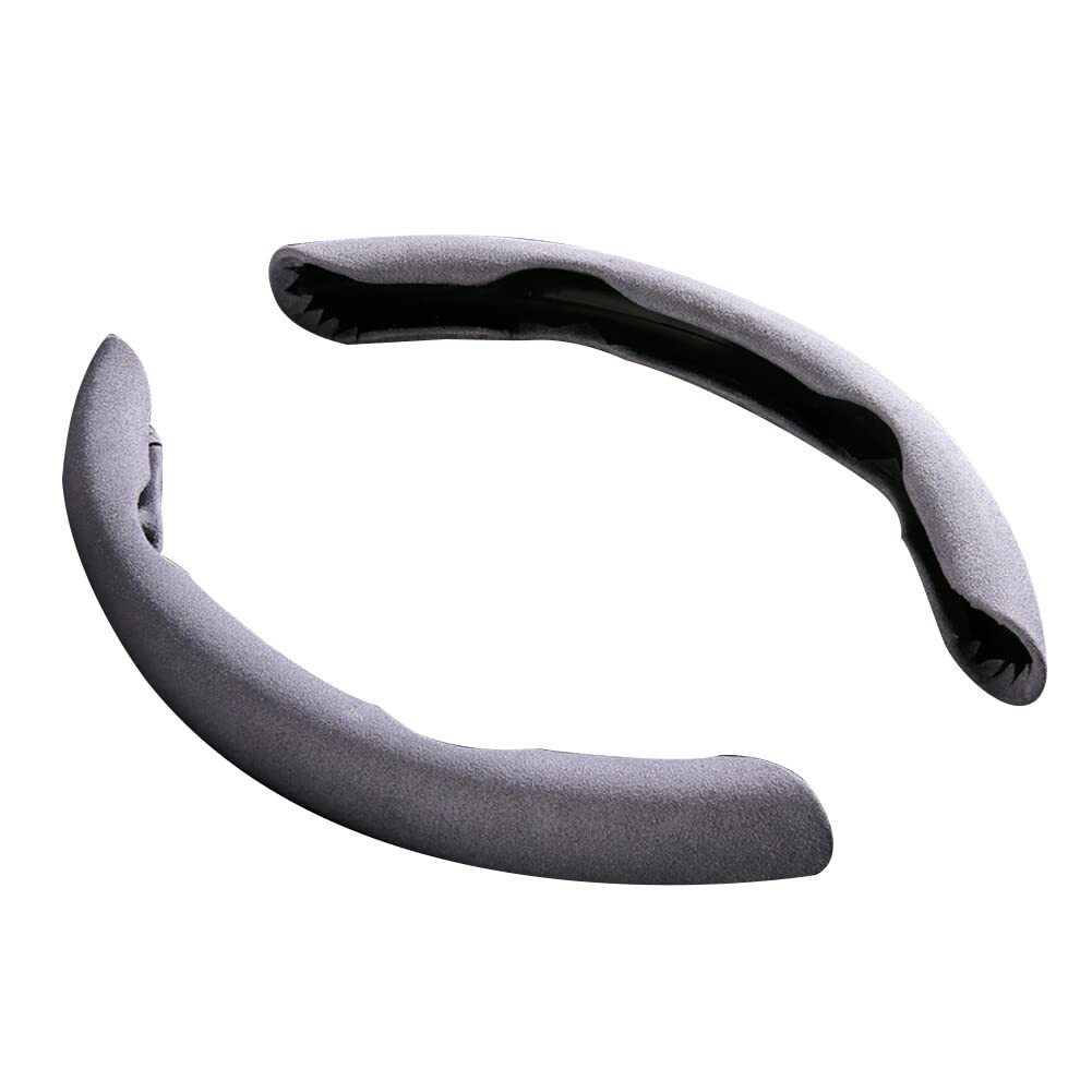 ihreesy Auto Lenkradbezug, Wildleder Lenkradbezug Lenkrad Booster Cover Anti Rutsch Lenkradabdeckung Lenkradschoner Lenkradschutz Lenkrad Abdeckung Durchmesser 38cm,Grau ihreesy Auto Lenkradbezug, Wildleder Lenkradbezug Lenkrad Booster Cover Anti Rutsch Lenkradabdeckung Lenkradschoner Lenkradschutz Lenkrad Abdeckung Durchmesser 38cm,Grau von ihreesy