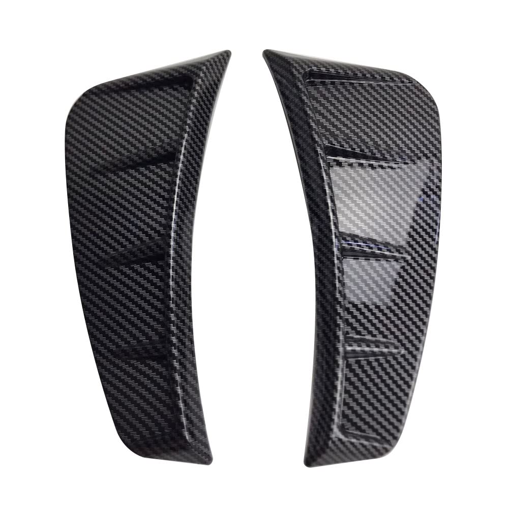 ihreesy Auto Lufteinlass Auto Aufkleber,2 Stück ABS Auto Seiten Lufteinlass Schaufel Motorhaube Lufteinlass Schaufel Vent Hood Cover Entlüftungsabdeckung Dekorative Trim Spoiler,Kohlefaser Muster ihreesy Auto Lufteinlass Auto Aufkleber,2 Stück ABS Auto Seiten Lufteinlass Schaufel Motorhaube Lufteinlass Schaufel Vent Hood Cover Entlüftungsabdeckung Dekorative Trim Spoiler,Kohlefaser Muster von ihreesy