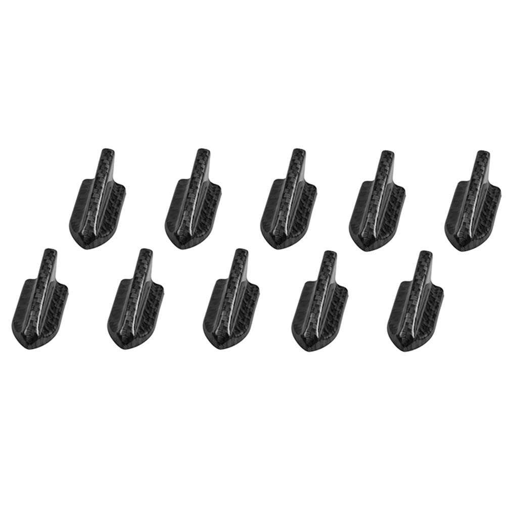 ihreesy Auto Shark Fin Spoiler Flügel,10 Stück Haifischflosse Diffusor Auto Dach Haifischflosse Spoiler Auto Stoßstange Spoiler Mini Auto Heckspoiler Autodach Spoiler Dekoration,Carbon-Muster ihreesy Auto Shark Fin Spoiler Flügel,10 Stück Haifischflosse Diffusor Auto Dach Haifischflosse Spoiler Auto Stoßstange Spoiler Mini Auto Heckspoiler Autodach Spoiler Dekoration,Carbon-Muster von ihreesy