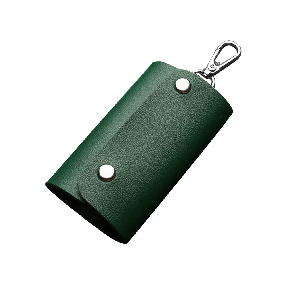 ihreesy Autoschluessel Tasche, Unisex PU Leder Auto Schlüsseletui Schlüsselbund mit 6 Schlüssel Haken Schlüsselanhänger Schlüsselmäppchen Schlüsselhalter für Männer und Frauen,Grün ihreesy Autoschluessel Tasche, Unisex PU Leder Auto Schlüsseletui Schlüsselbund mit 6 Schlüssel Haken Schlüsselanhänger Schlüsselmäppchen Schlüsselhalter für Männer und Frauen,Grün von ihreesy