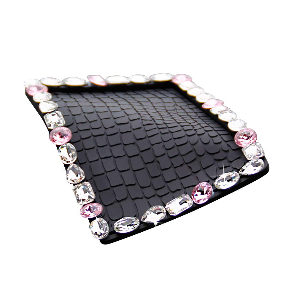 ihreesy Bling Bling Auto Armaturenbrett Pad,Antirutschmatte Montagematten Armaturenbrett Klebematte Multifunktionale Pad Klebematte Handy Rutschmatte Innendekoration Zubehör,20cmx13cmx0.5cm,Rosa ihreesy Bling Bling Auto Armaturenbrett Pad,Antirutschmatte Montagematten Armaturenbrett Klebematte Multifunktionale Pad Klebematte Handy Rutschmatte Innendekoration Zubehör,20cmx13cmx0.5cm,Rosa von ihreesy